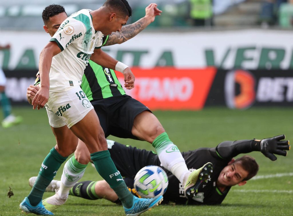 Palmeiras goleia o América-MG pela 17ª rodada do&nbsp;Brasileirão