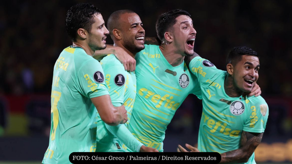 Palmeiras goleia fora de casa e fica perto da semi da&nbsp;Libertadores