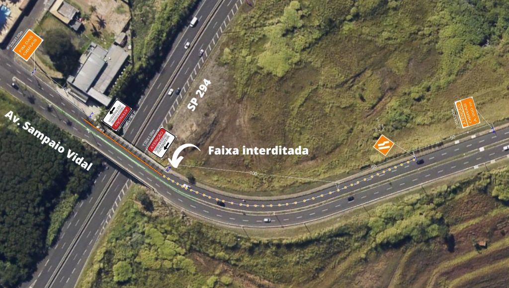 Eixo SP inicia instalação de nova passagem em viaduto de&nbsp;Marília