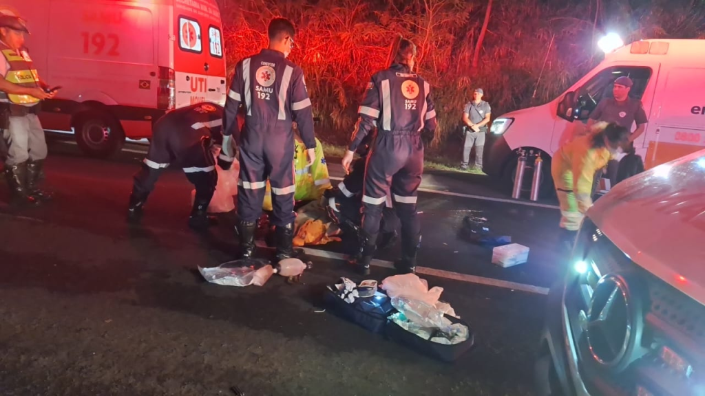 Tragédia: Homem morre após acidente entre carro e moto na rodovia do contorno em&nbsp;Marília