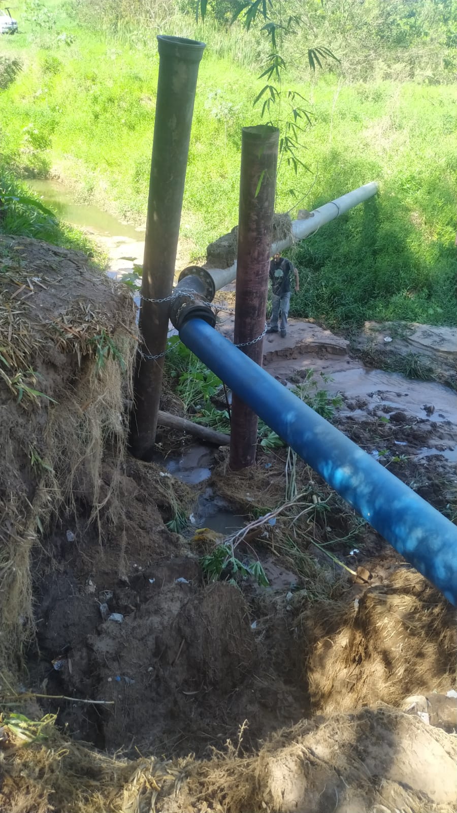 Rompimento de adutora prejudica abastecimento na zona Sul de&nbsp;Marília