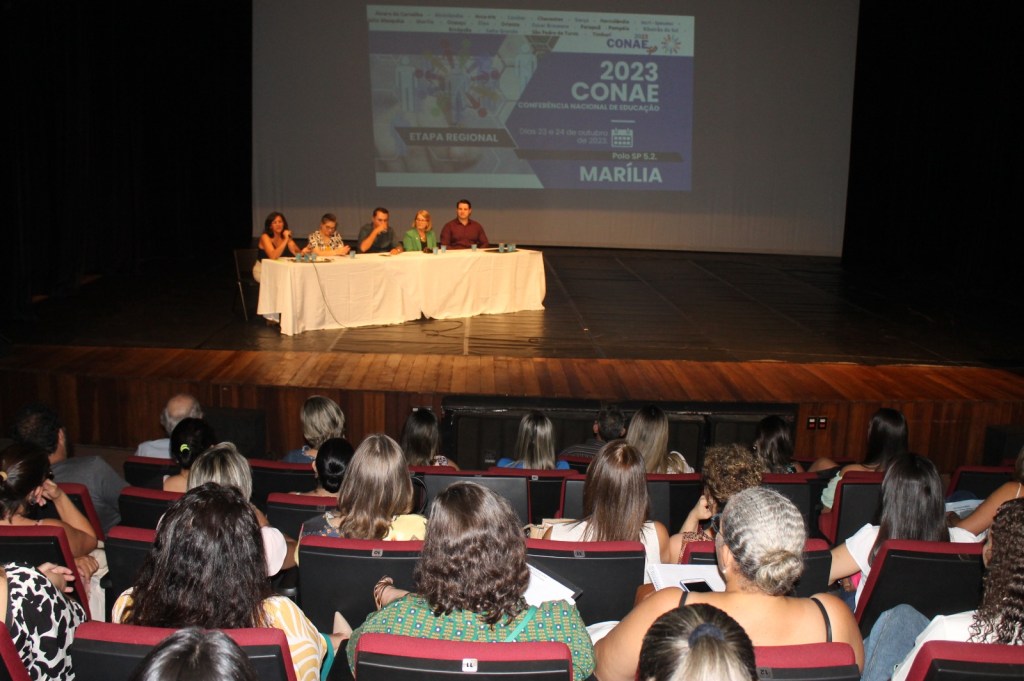 Etapa regional da Conferência Nacional da Educação 2024 elege seis delegados em Marília para fase&nbsp;estadual