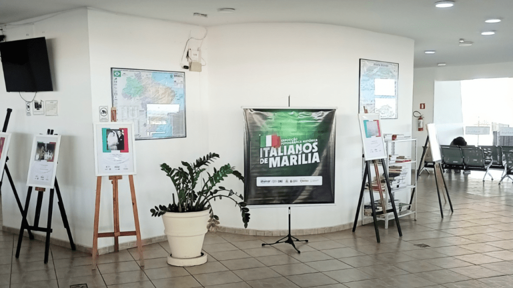 “Italianos de Marília” são destaques em exposição fotográfica na rodoviária da&nbsp;cidade