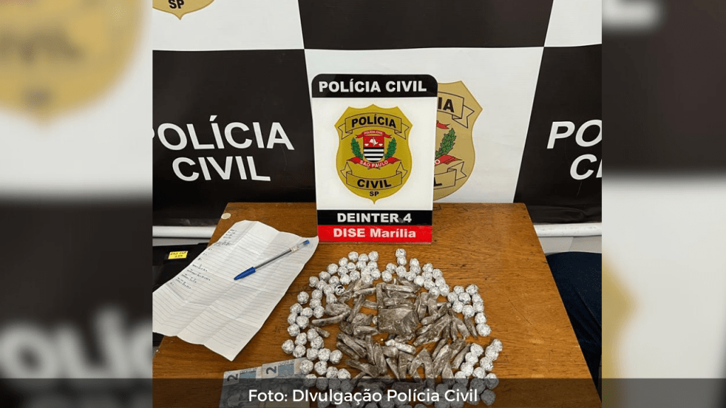 Homem e mulher são presos acusados de tráfico de drogas em duas operações da DISE na zona Norte de&nbsp;Marília