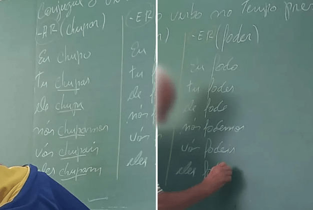 SEM NOÇÃO: Professor conjuga verbos de cunho sexual durante aula para crianças de 11 anos no interior de&nbsp;SP