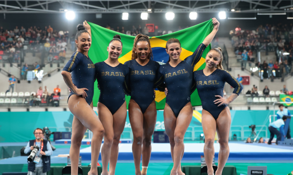Brasil é prata na disputa por equipes na ginástica artística&nbsp;feminina