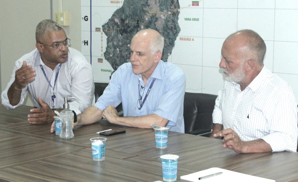 Diretores da Ceagesp são recepcionados pelo chefe do Poder Executivo e pelo vice-prefeito em audiência na Prefeitura Municipal de Marília 