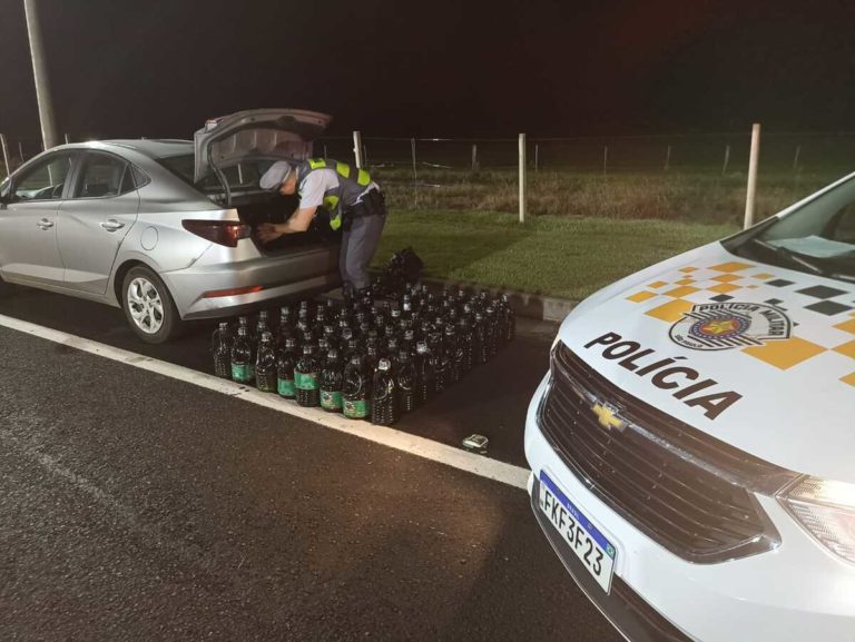 Idoso com 400 Litros de Azeite Argentino é detido pela Polícia Militar&nbsp;Rodoviária