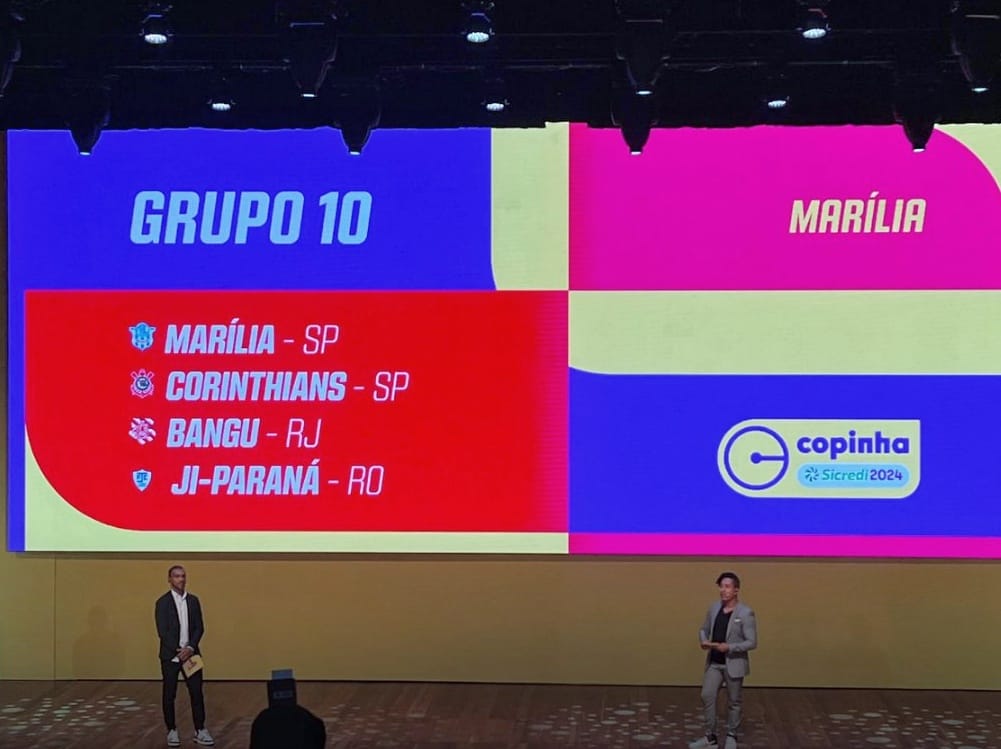 Marília sediará Grupo da Copa São Paulo de Futebol Juniores e enfrentará Corinthians, Bangú e Ji-Paraná&nbsp;(RO)