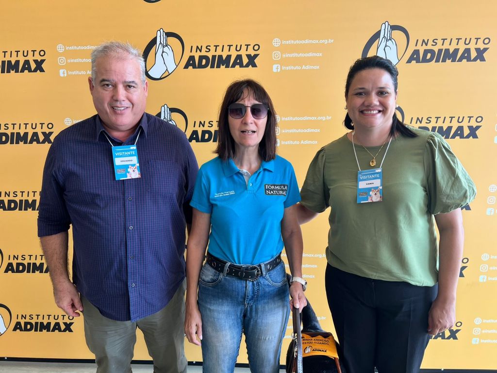 Eduardo Nascimento e Vânia Ramos conhecem o Instituto Adimax, de treinamento canino para&nbsp;assistência