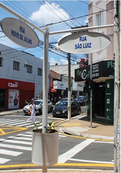 Emdurb revitaliza calçadão da rua São Luiz e reforça equipe de orientação do&nbsp;trânsito