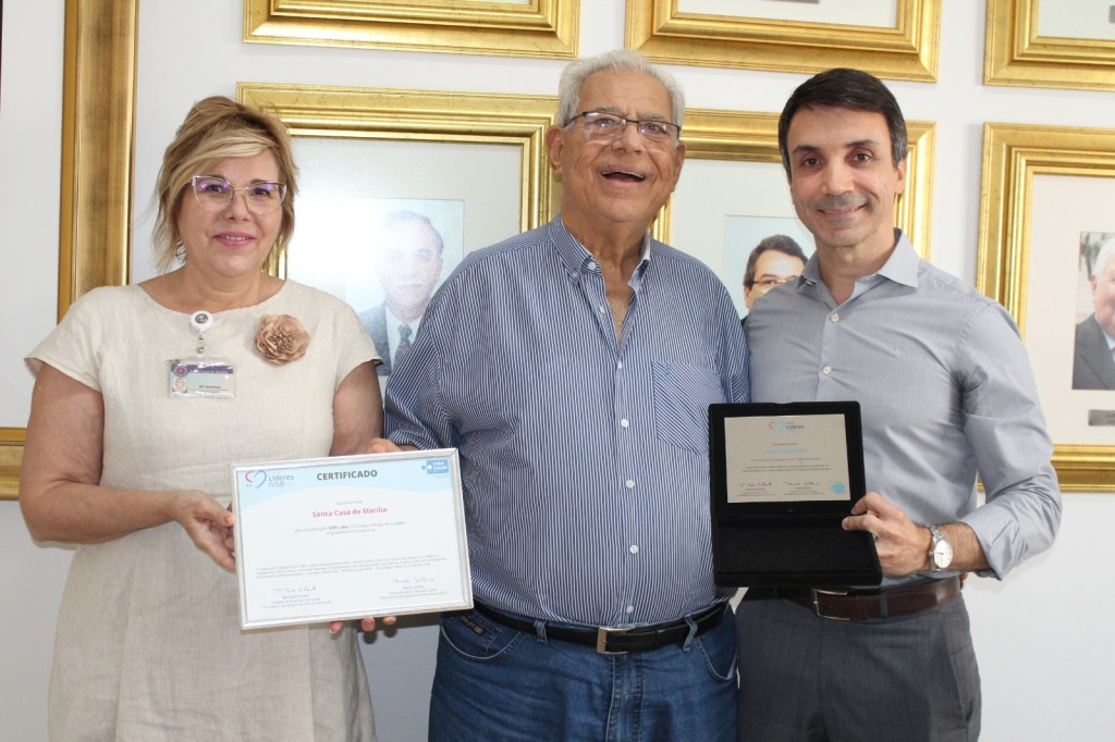 Santa Casa de Marília faz entrega do Prêmio IVSB e parabeniza equipes pela&nbsp;conquista