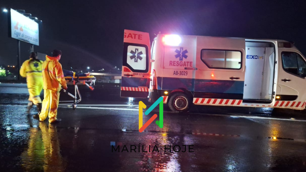 Acidente na SP-294 Deixa Duas Pessoas Feridas na Madrugada deste Sábado em&nbsp;Marília