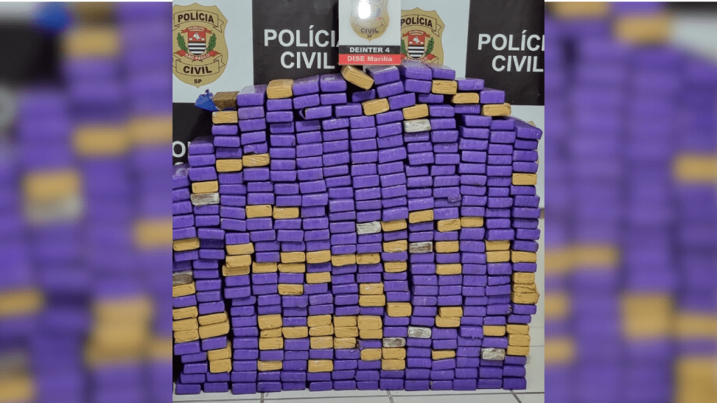 Mais de 300 Quilos de Maconha são apreendidos em operação conjunta entre DISE/Marilia e&nbsp;PRF