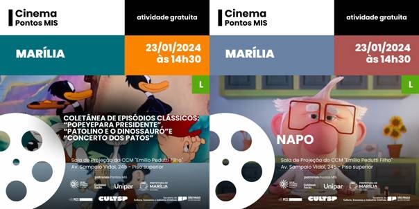 Animações Clássicas Estreiam na Próxima Semana no Programa Pontos MIS em&nbsp;Marília