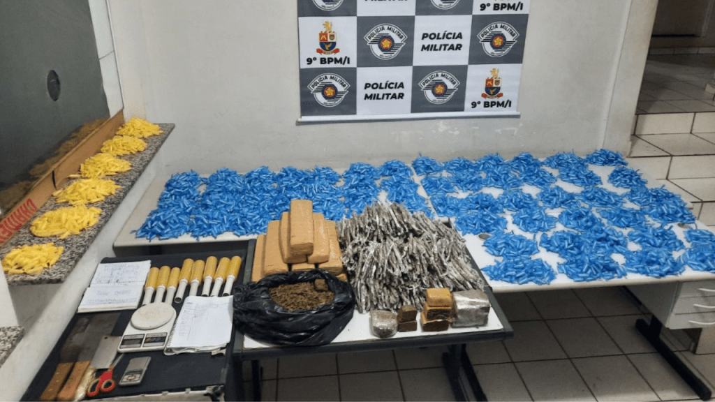 Polícia Militar apreende grande quantidade de drogas na zona Sul de&nbsp;Marília