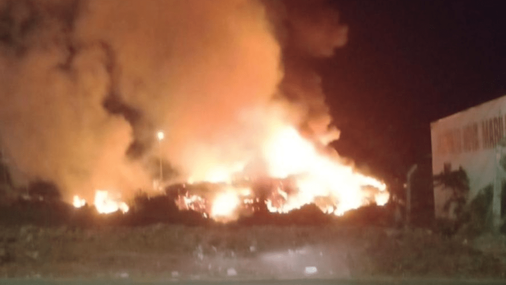 Incêndio em Ecoponto na zona Sul de Marília gera Indignação na população do&nbsp;local