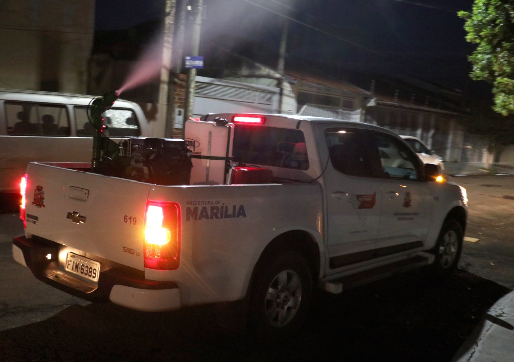 Ações contra a Dengue seguem em Marília com nebulização pelos bairros da na zona Norte da&nbsp;cidade