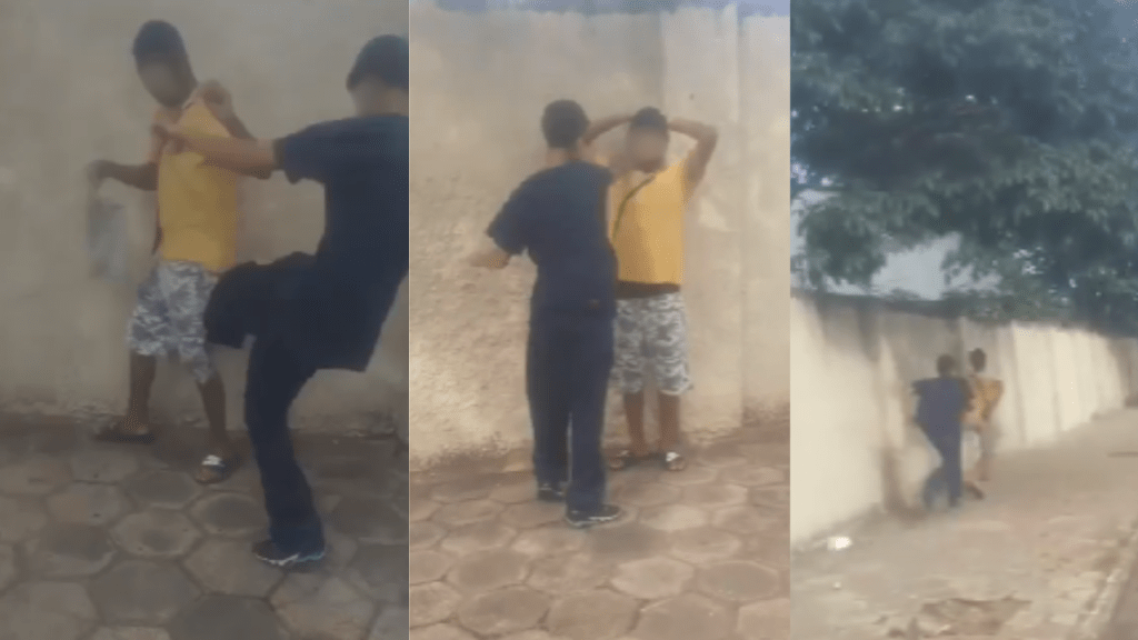 Vídeo que Circula nas Redes Sociais Mostra adolescente Acusada de Matar Criança Agredindo outro adolescente&nbsp;Violentamente