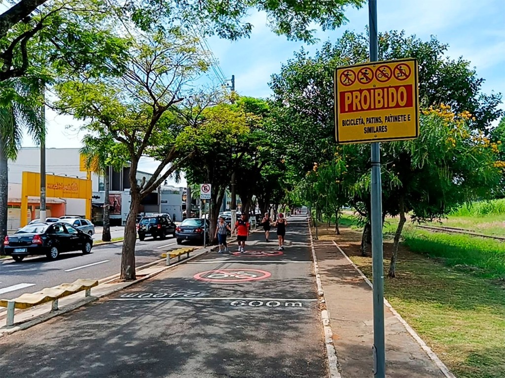 Emdurb reforça as sinalizações na pista de cooper da avenida das&nbsp;Esmeraldas