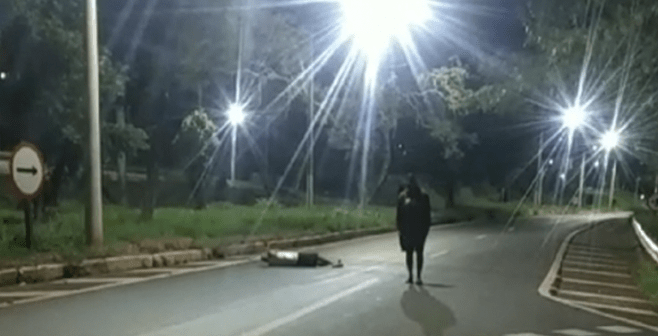 Perigo: Homem deita em Rodovia da Região Tentando contra a Própria&nbsp;Vida