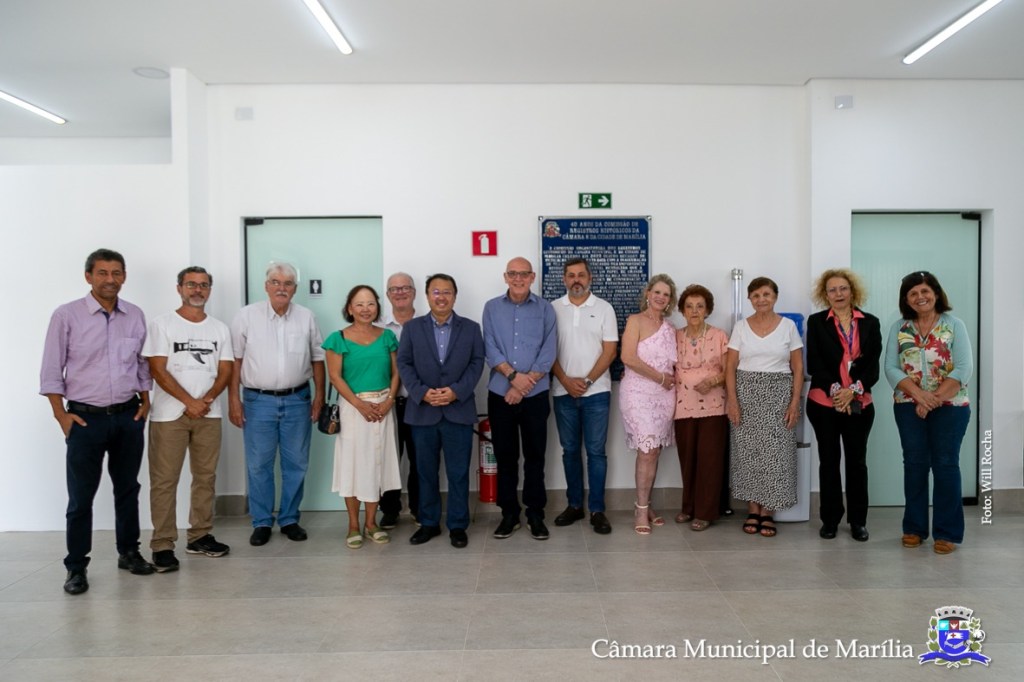 Câmara Municipal dá posse à Comissão de Registros Históricos em&nbsp;Marília