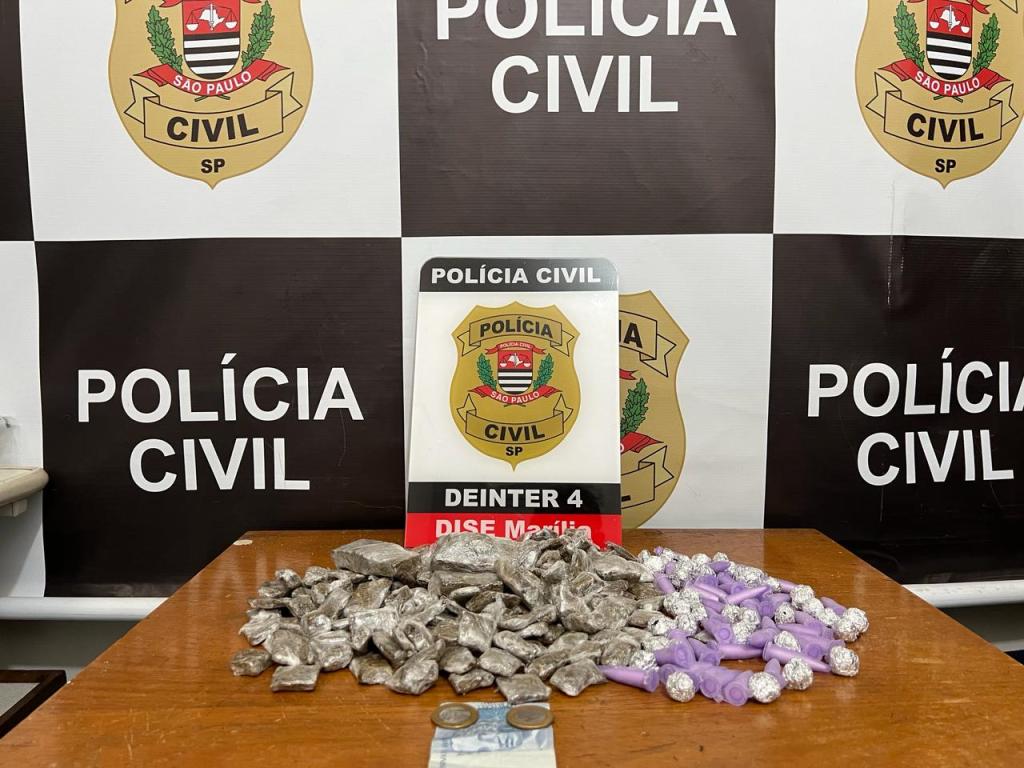 DISE desarticula ponto de venda de drogas na Zona Norte de&nbsp;Marília