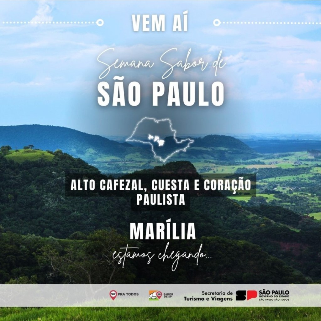Lançamento da rota gastronômica da região de Marília realiza workshop para empresários do setor no próximo dia&nbsp;22