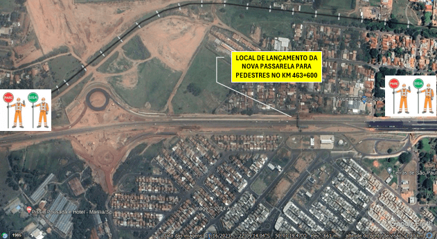 Boa Notícia: Marília terá nova passarela na SP 294, o anúncio foi feito pela Concessionária&nbsp;Eixo-SP