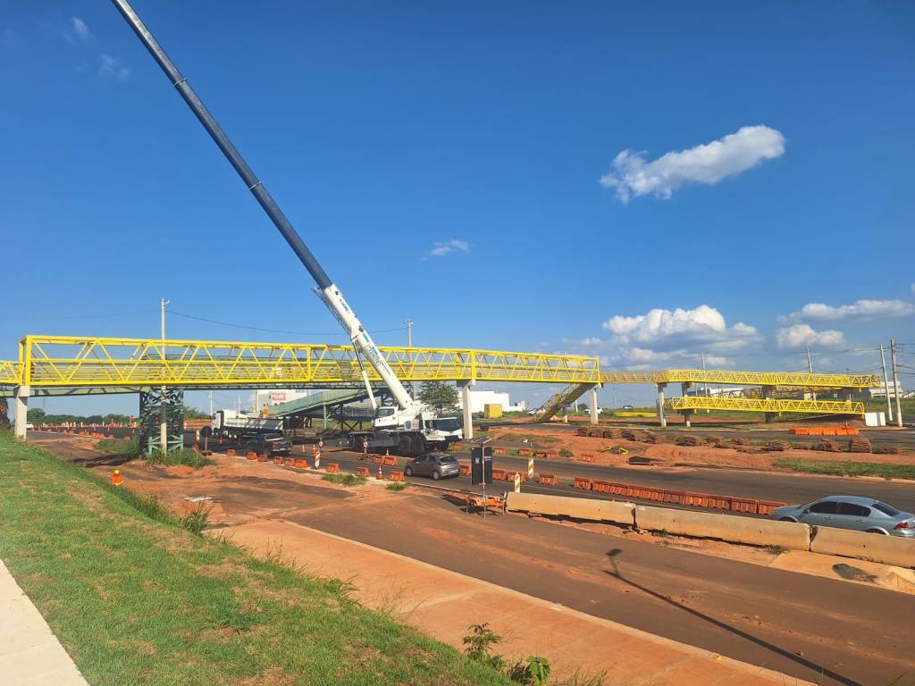 Passarela antiga da SP 294 será removida neste sábado, em&nbsp;Marília