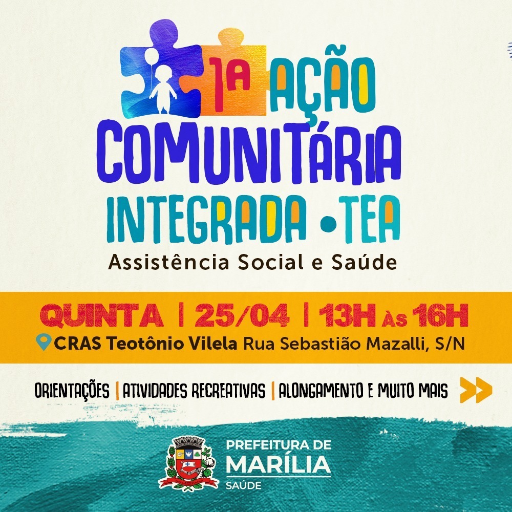 Assistência Social e Saúde promovem ação comunitária no Cras da zona Oeste nesta&nbsp;quinta-feira