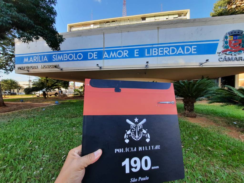 Polícia Militar registra locais turísticos de Marília e fachadas institucionais para nova edição de publicação que celebra a trajetória da corporação no Estado de São&nbsp;Paulo