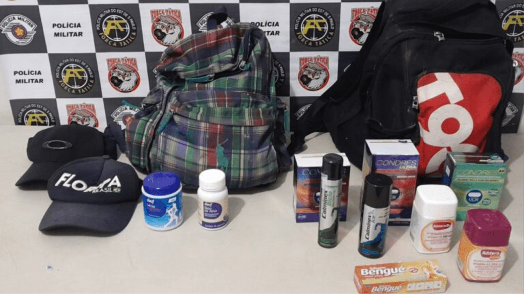 Polícia Militar prende em flagrante dupla acusada de furtar duas farmácias em&nbsp;Marília