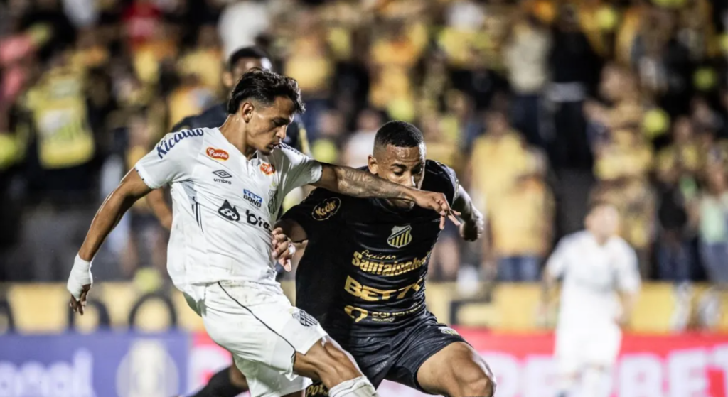 Santos sofre terceira derrota consecutiva na Série B e acende&nbsp;alerta