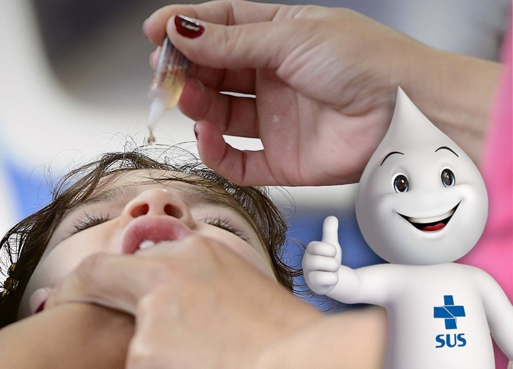 Hoje é Dia de Vacinação Contra a Pólio para Todos os Menores de 05&nbsp;anos