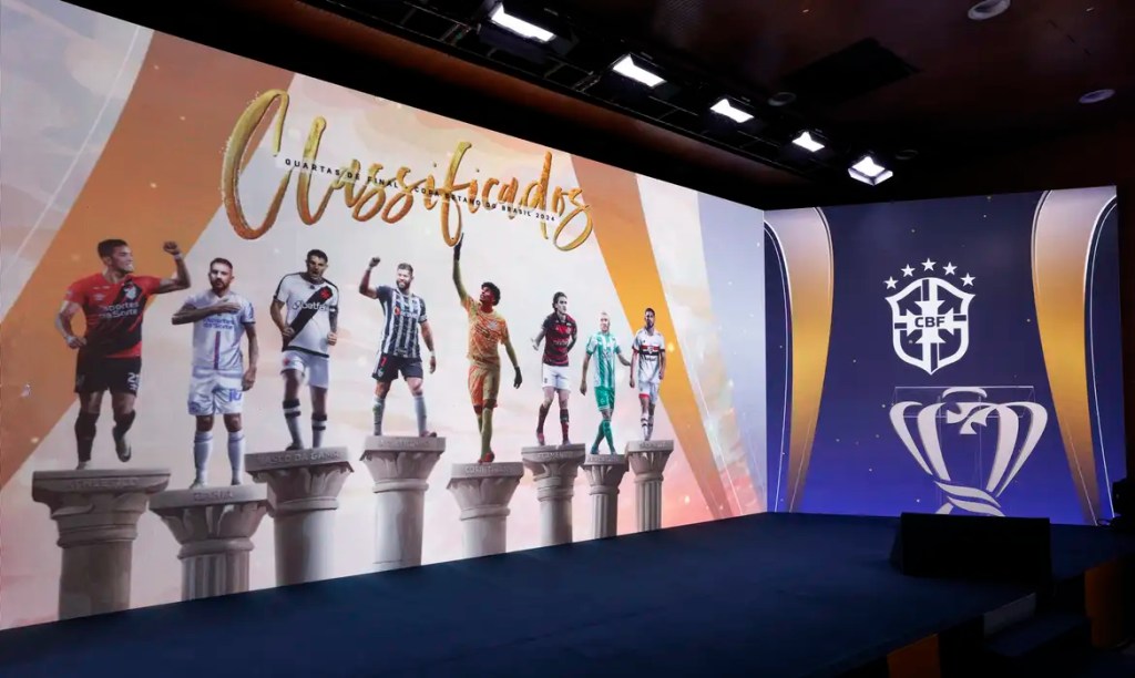 CBF sorteia confrontos das quartas de final da Copa do&nbsp;Brasil