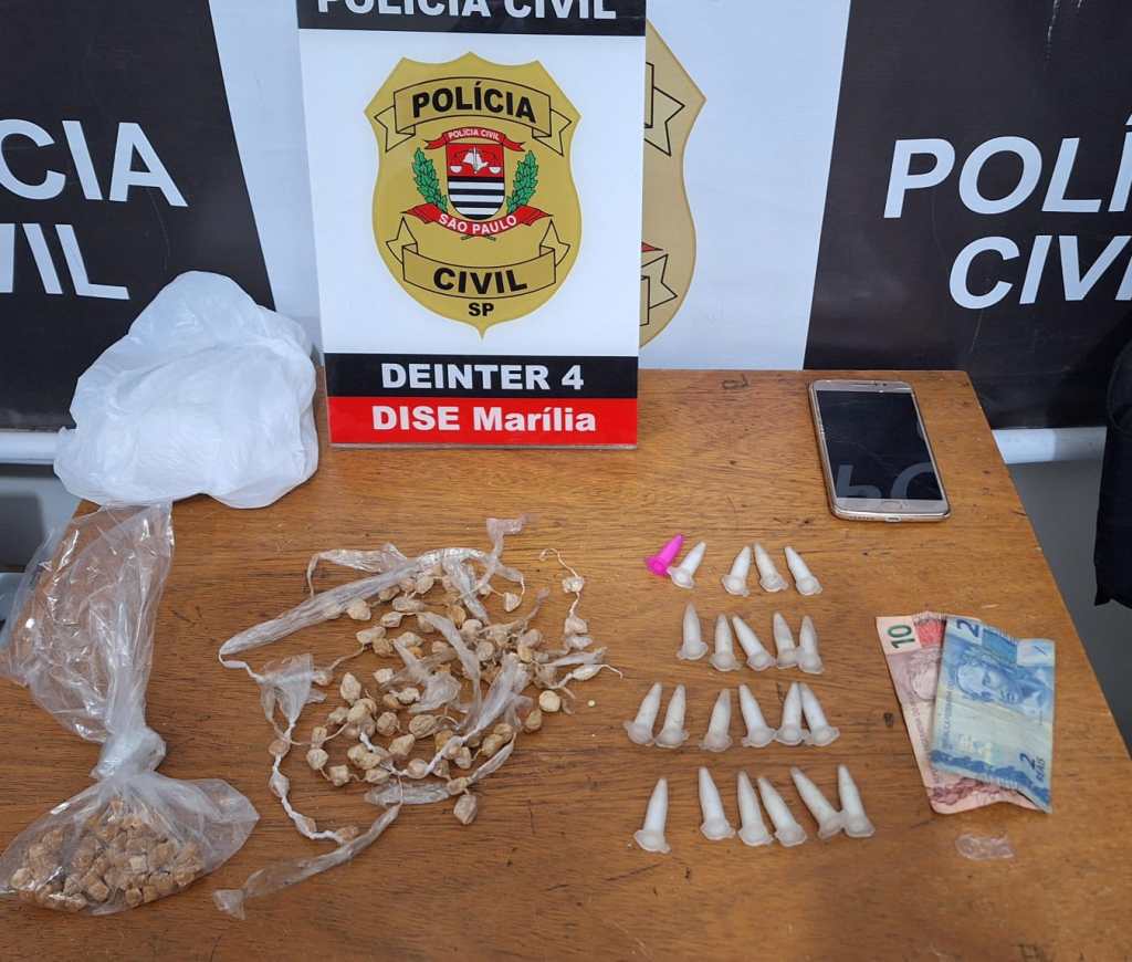 Polícia Civil Prende em Flagrante “Olheiro” em Ponto de Venda de Drogas na Zona Norte de&nbsp;Marília