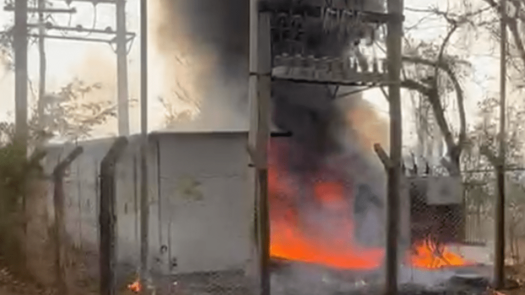 Incêndio em equipamentos elétricos do 2º recalque do Sistema Rio do Peixe paralisa o abastecimento de&nbsp;Marília