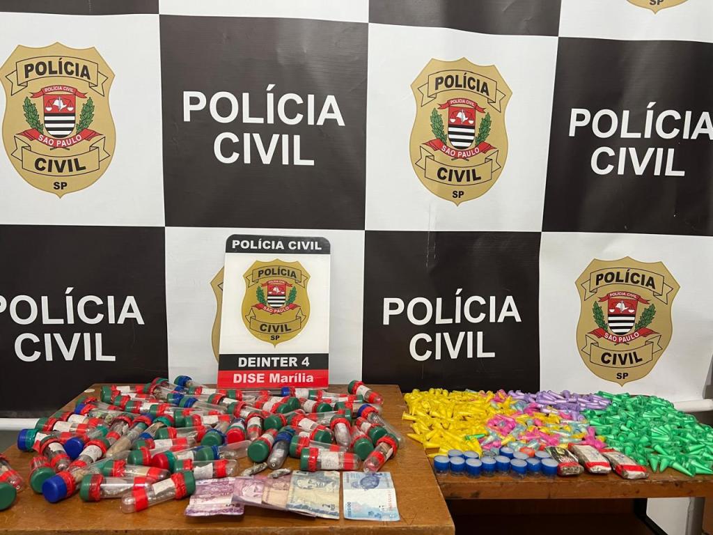 Polícia prende jovem de 23 anos por tráfico de drogas no bairro Azaléias em&nbsp;Marília