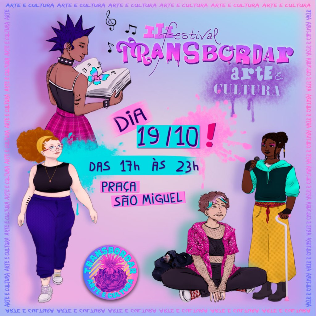 III Festival Transbordar ‘Arte e Culturas’ acontece próximo sábado, na Praça São&nbsp;Miguel