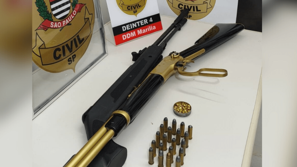 Homem que ameaçou ex-companheira de morte é preso por porte ilegal de arma em&nbsp;Marília