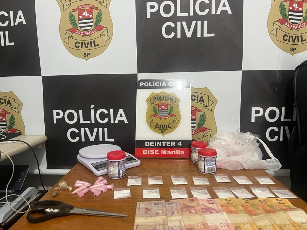 Polícia Civil de Marília prende mulher em flagrante por tráfico de drogas na Zona&nbsp;Sul