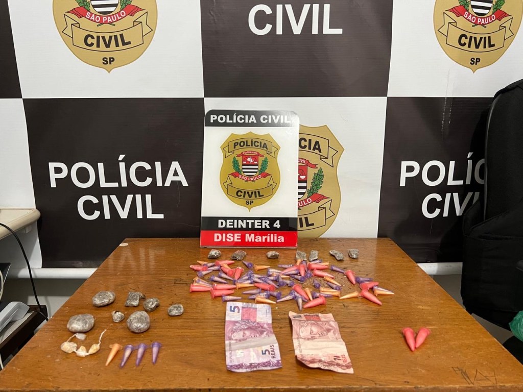 Polícia Civil de Marília desmantela ponto de venda de drogas na zona Norte da&nbsp;cidade