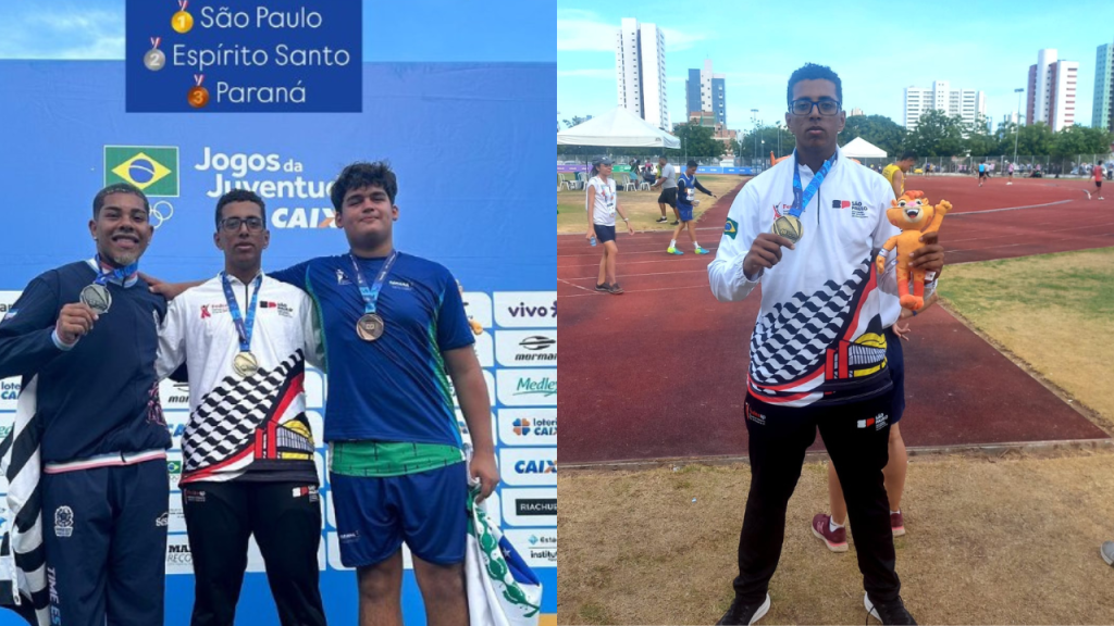 Atleta de Marília, Lucas Ferreira, conquista medalha de ouro no lançamento de disco nos Jogos da&nbsp;Juventude