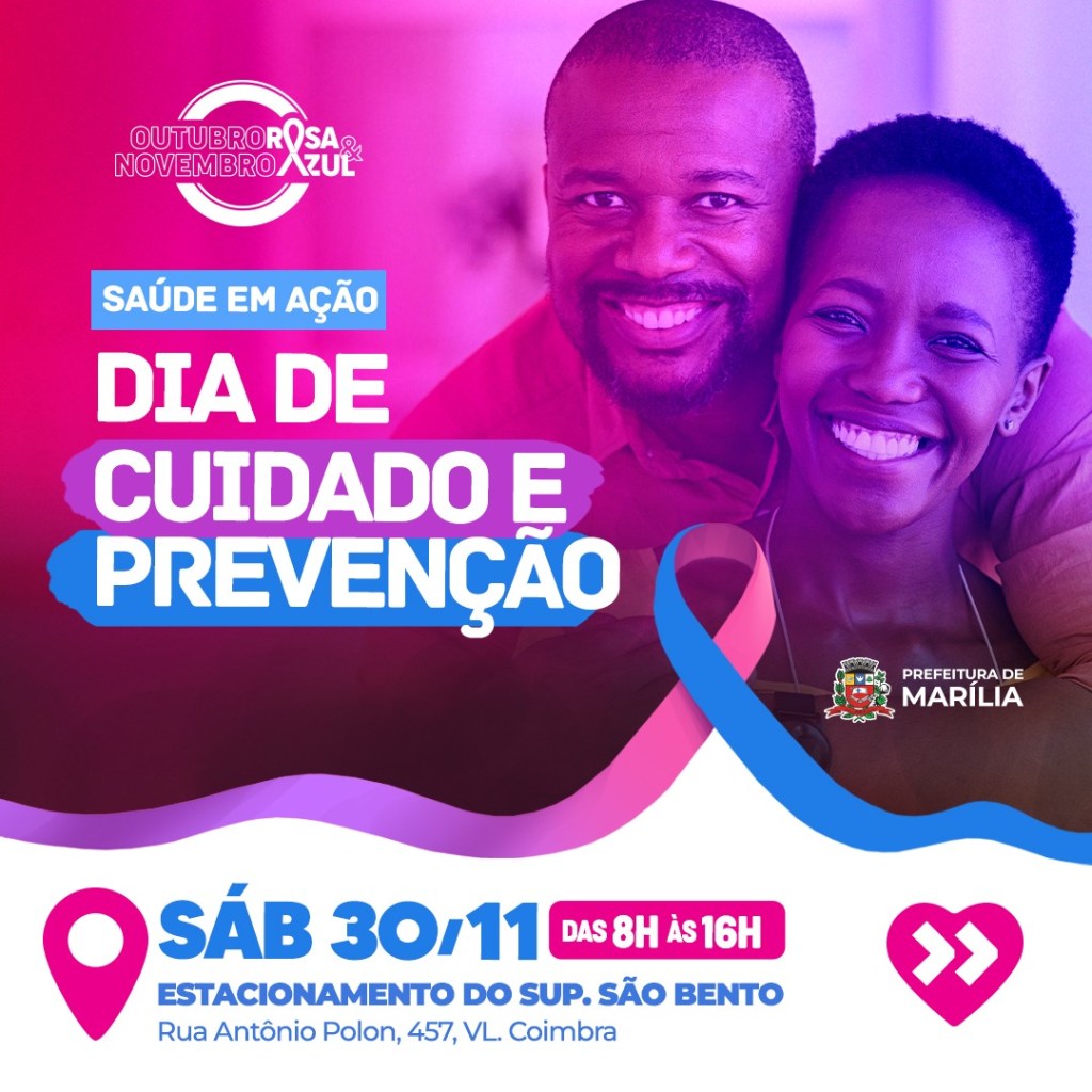 UBS Chico Mendes realiza Saúde em Ação neste sábado, dia 30, no estacionamento do supermercado São&nbsp;Bento