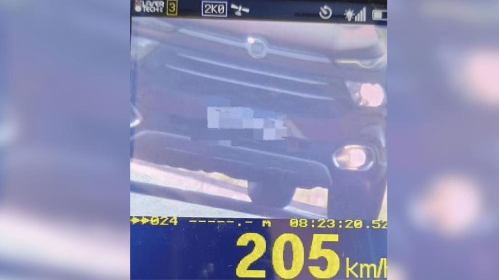 Absurdo: Motorista é flagrado a 205 km/h em Rodovia da&nbsp;Região