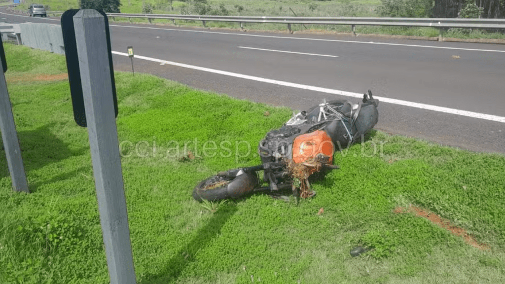 Motociclista morre em acidente na Rodovia Rachid Rayes, em&nbsp;Marília