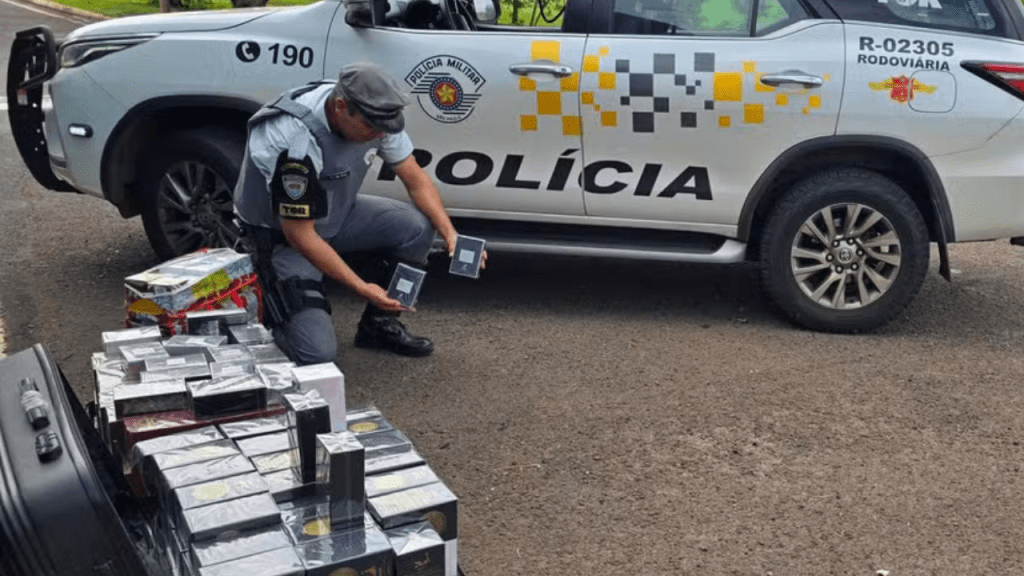 Homem é preso com grande quantidade de perfumes sem nota fiscal em operação da Polícia Rodoviária na&nbsp;Região