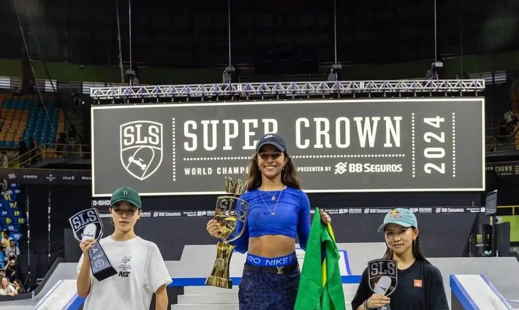 Rayssa Leal vence no fim e se torna tricampeã mundial de skate&nbsp;street