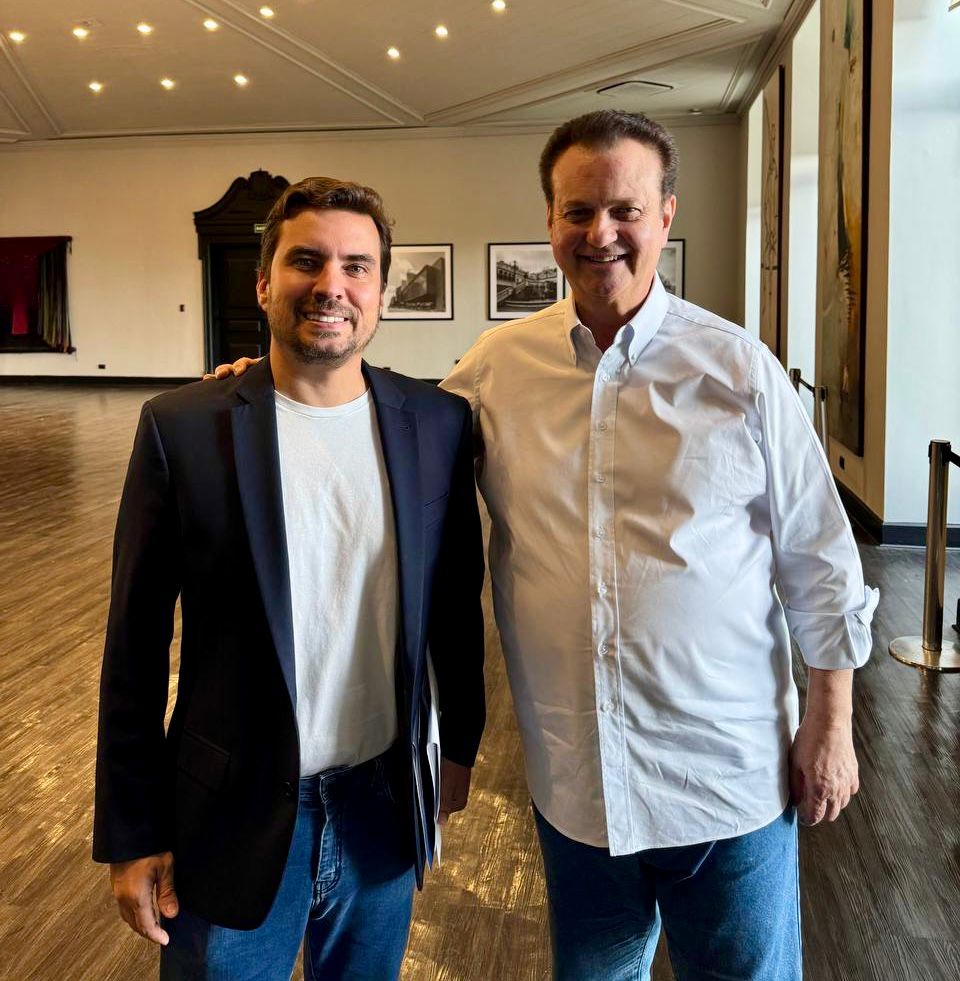 Prefeito Vinicius Camarinha se reúne com o secretário estadual Gilberto&nbsp;Kassab